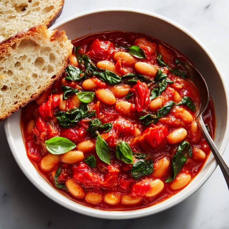 Burst Tomato Basil Butter Beans – Quick Vegan Comfort Food Recipe