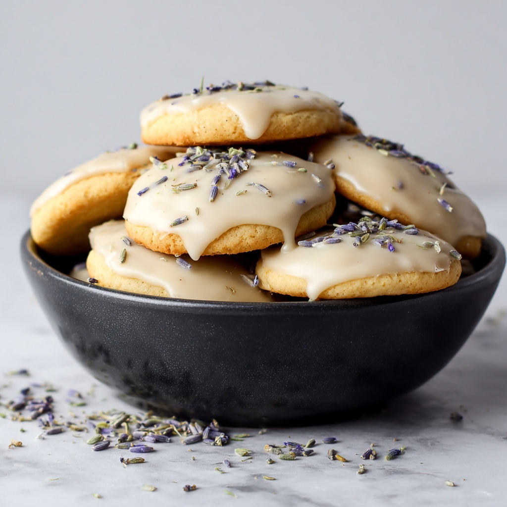 Lavender Lemon Shortbread Cookies Recipe - Recipe Image