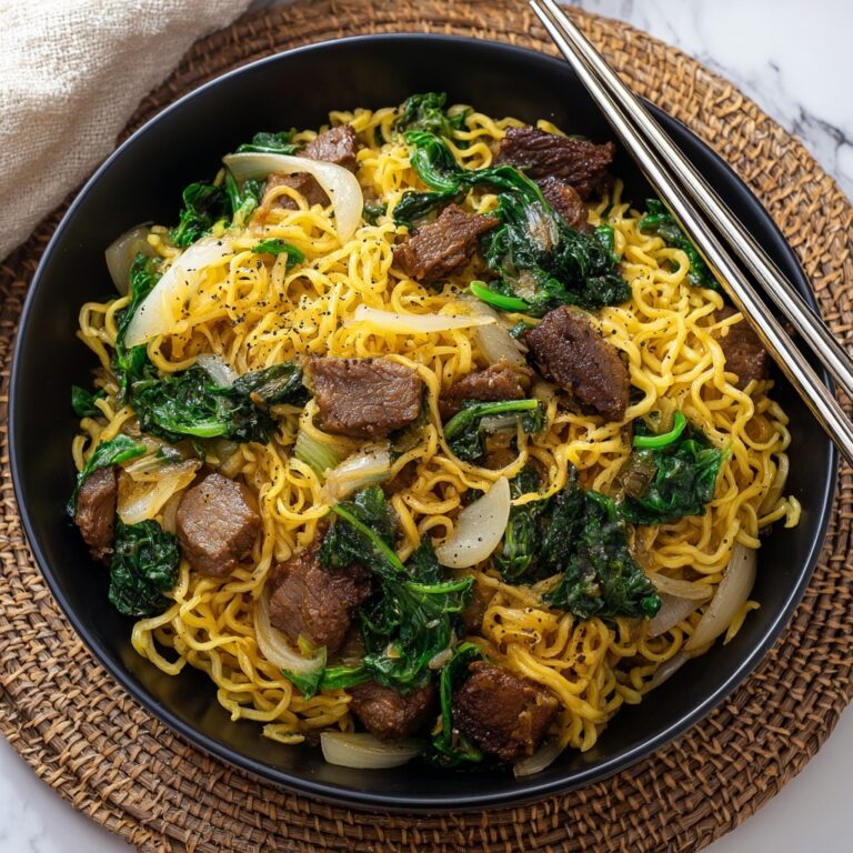 Black Pepper Beef Noodles Recipe