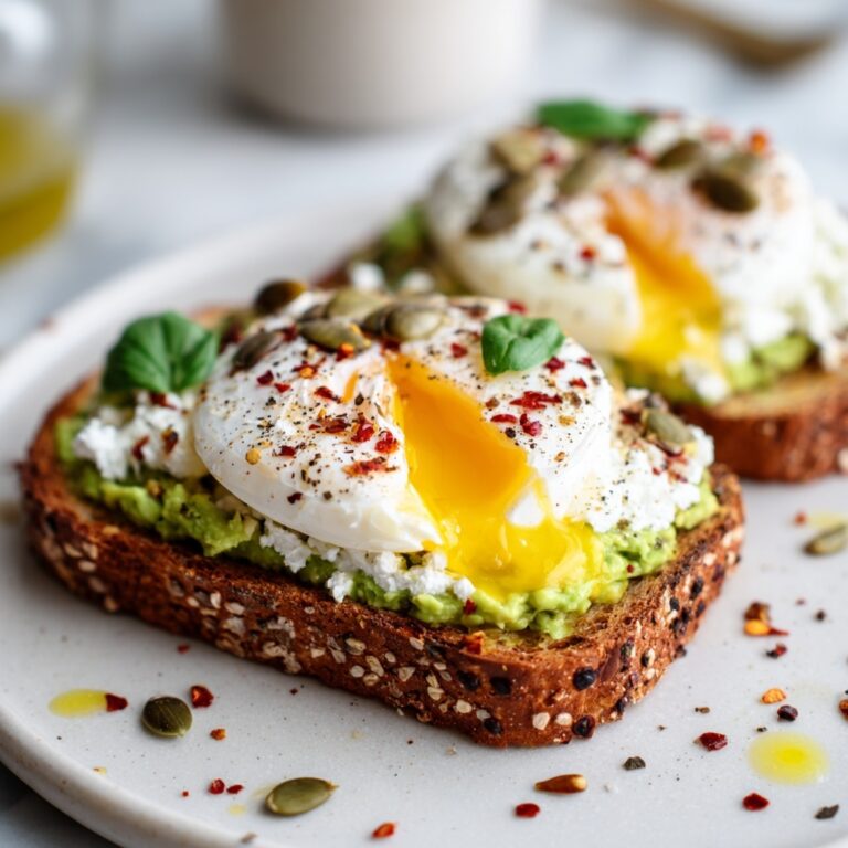Vegan Avocado & Mushroom Toast with Vegan Ricotta Recipe