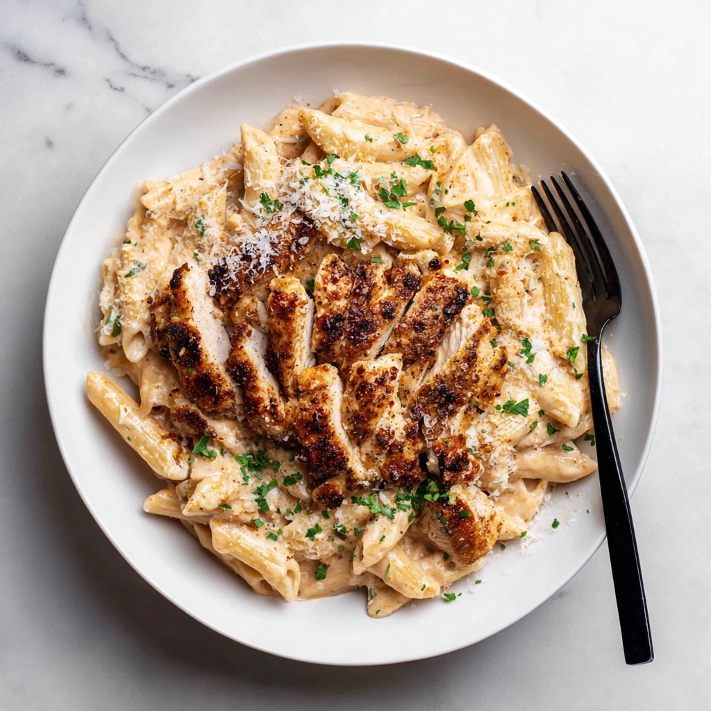 Garlic Parmesan Chicken and Pasta Recipe - Recipe Image