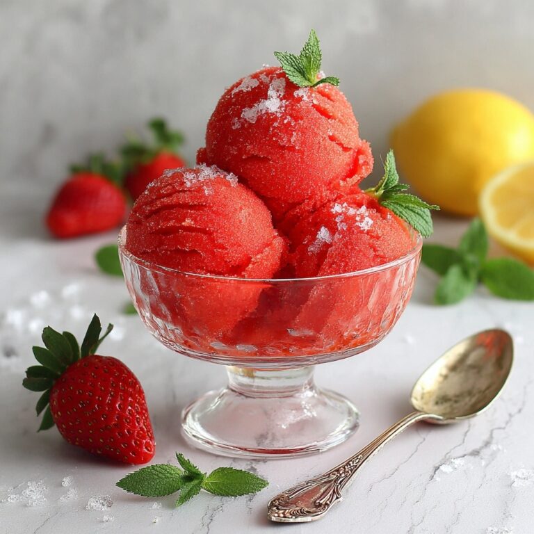 Strawberry Sorbet: The Ultimate Guide to Making It at Home Recipe