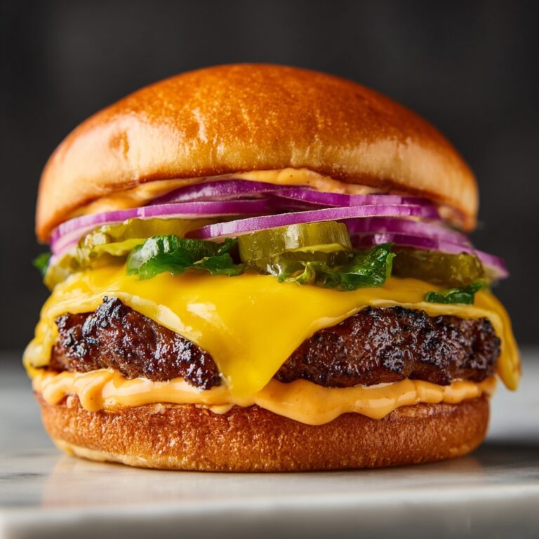 Monster Stack Cheeseburger Recipe