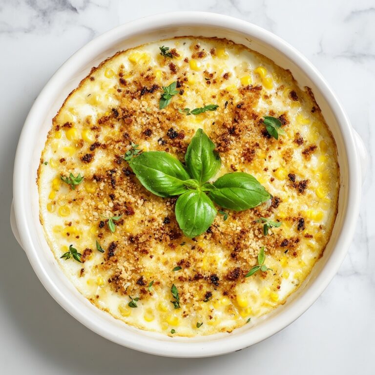 Honey-Glazed Corn Casserole with a Crispy Parmesan Crust Recipe