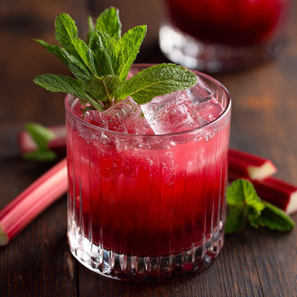 Rhubarb Liqueur Recipe - Recipe Image
