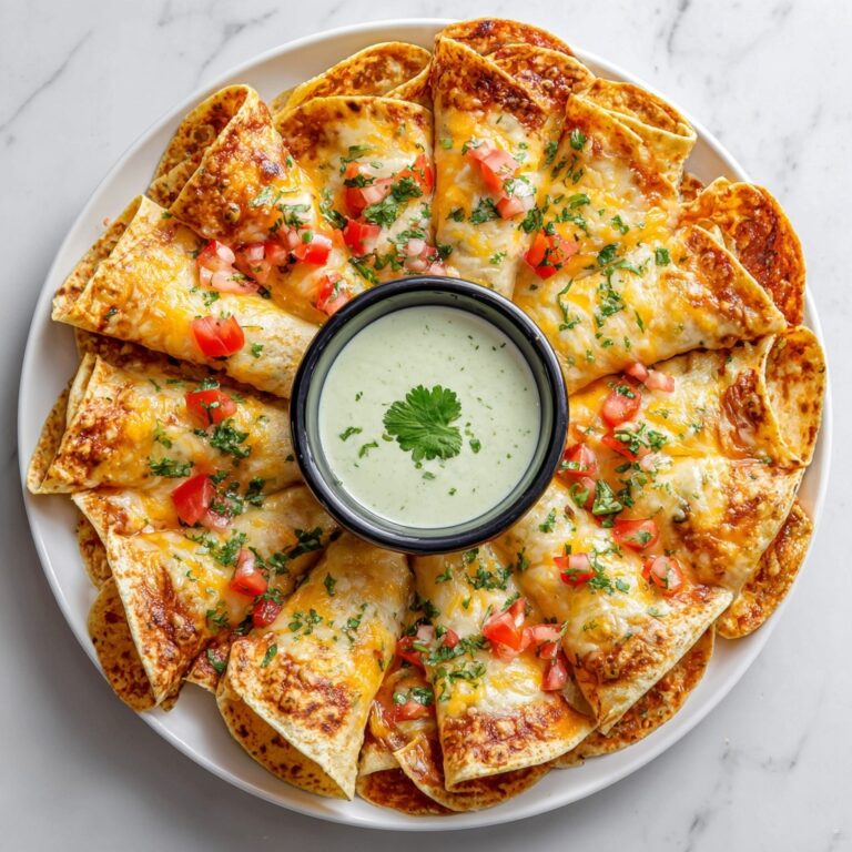 Blooming Quesadilla Ring Recipe