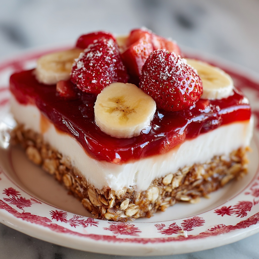 Strawberry Banana Cream Dessert Recipe - Recipe Image