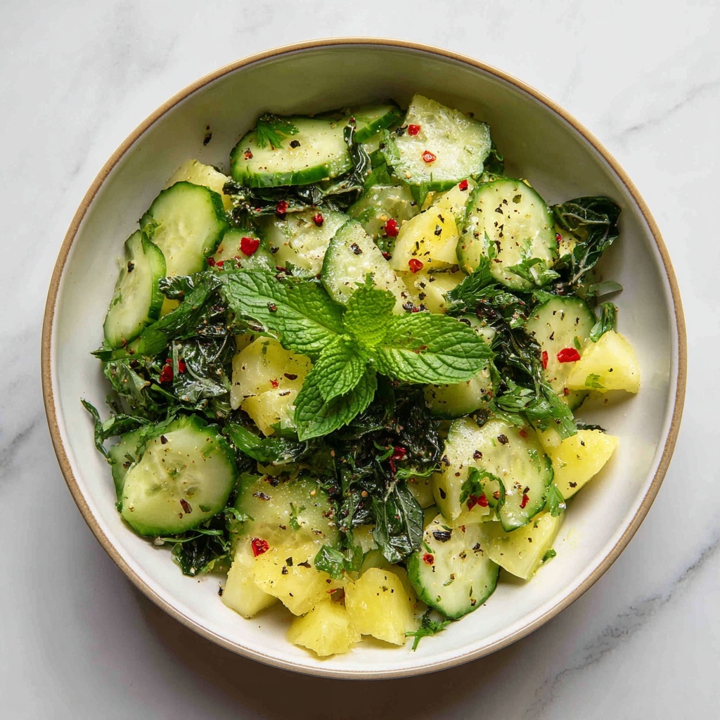 Crunchy Cucumber and Apple Salad Recipe - Recipe Image