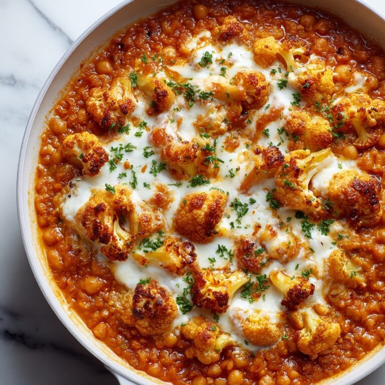 Creamy Tomato Chickpea and Cauliflower Masala Recipe