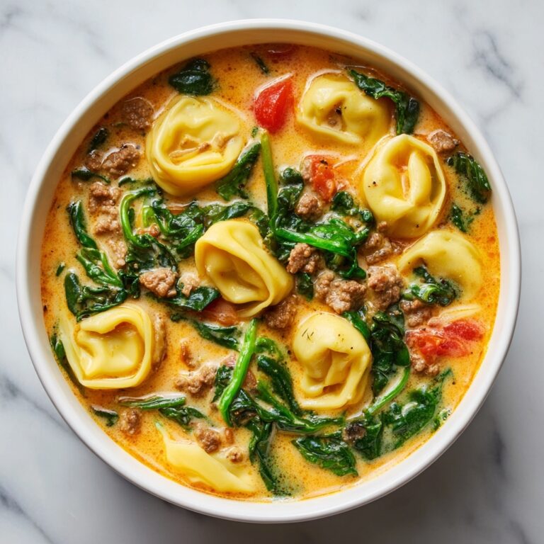 Spicy Sausage and Tortellini Soup Recipe