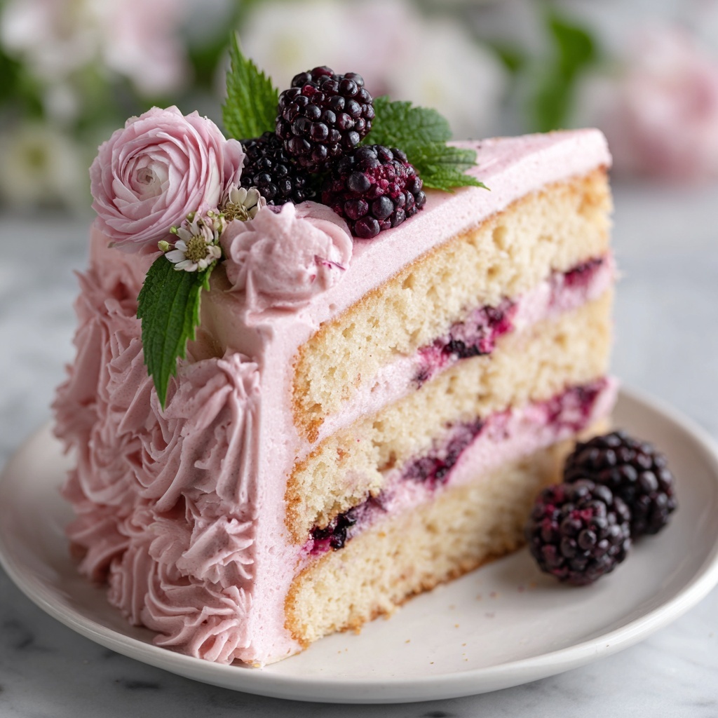 Hibiscus Bliss Cake Recipe - Recipe Image