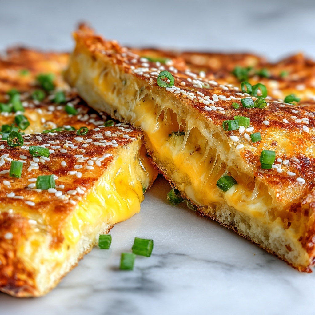 Korean Cheese Pancakes Recipe - Recipe Image