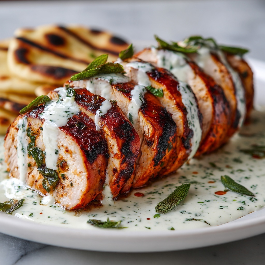 Chicken Shawarma with Yogurt Sauce Recipe - Recipe Image