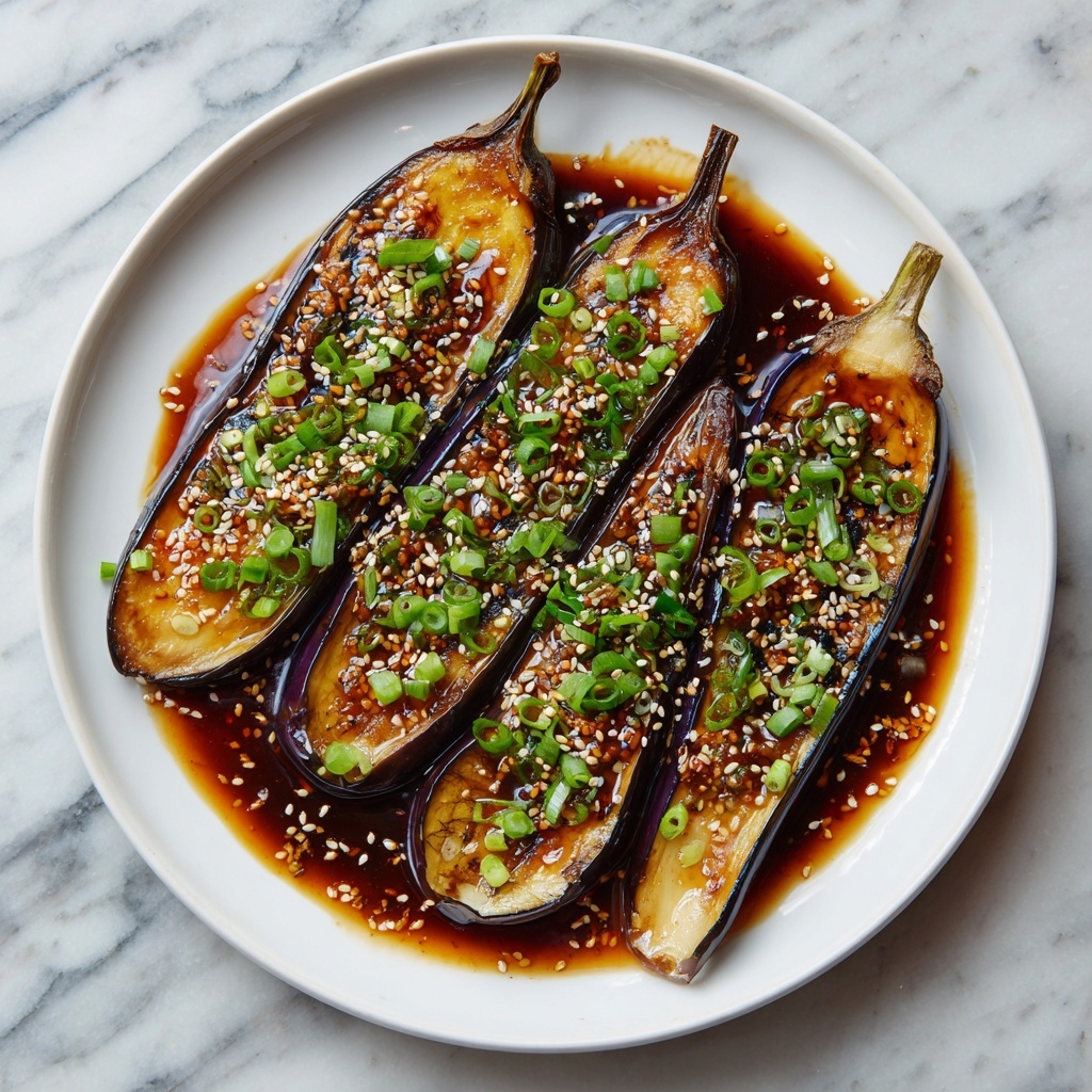 Miso-Glazed Eggplant (Nasu Dengaku) Recipe: A Tasty Japanese Delight Recipe - Recipe Image