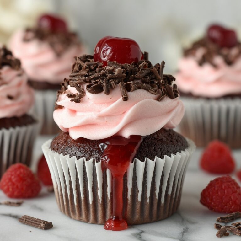 Raspberry Chocolate Lava Cupcakes Recipe