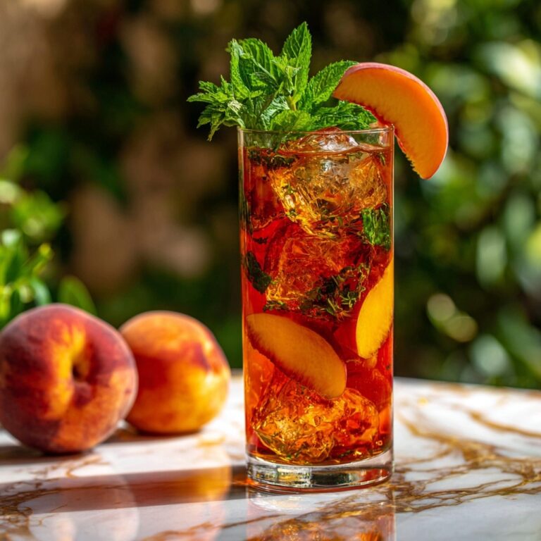 Peach Hibiscus Sunset Tea: Your Refreshing Summer Sip Recipe
