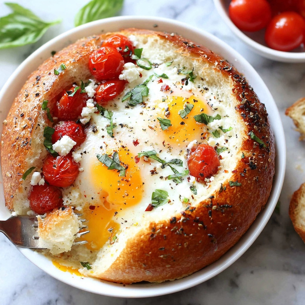 Baked Feta Eggs Recipe for a Flavor-Packed Brunch Delight Recipe - Recipe Image