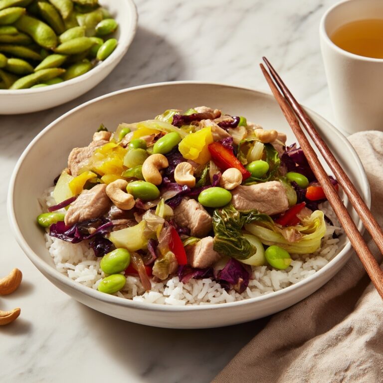 Rainbow Chicken Stir Fry Recipe