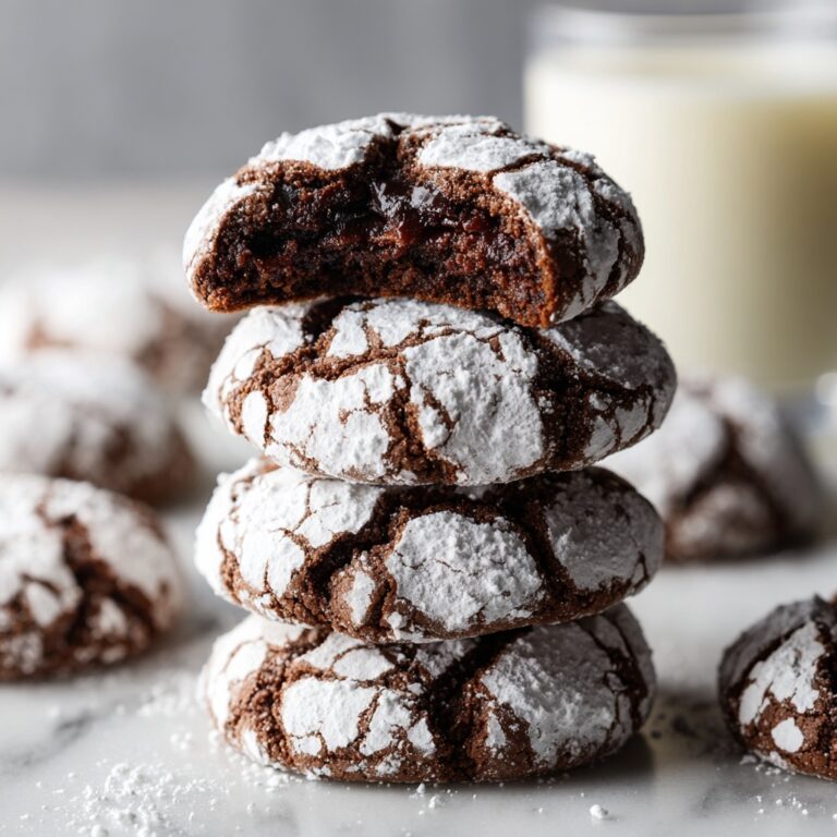Brownie Crinkle Cookies with Espresso and Cream Cheese Recipe