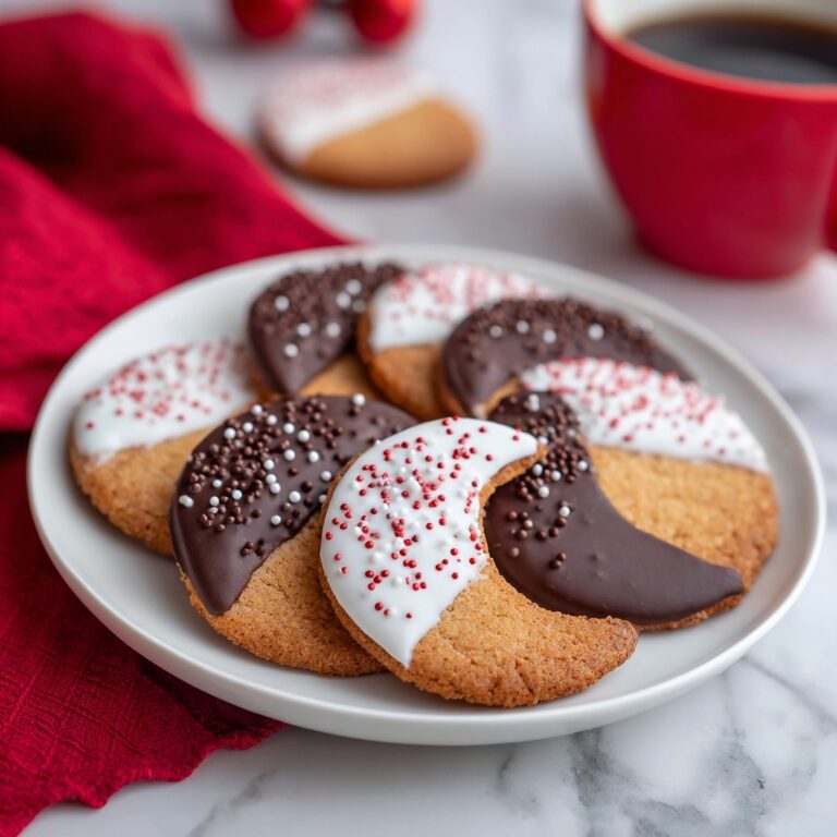 Chocolate Dipped Shortbread Cookies Recipe
