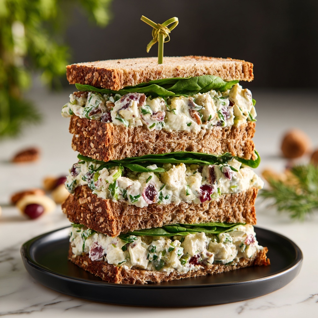 Turkey Salad with Cranberries, Pecans, and Fresh Dill Recipe - Recipe Image