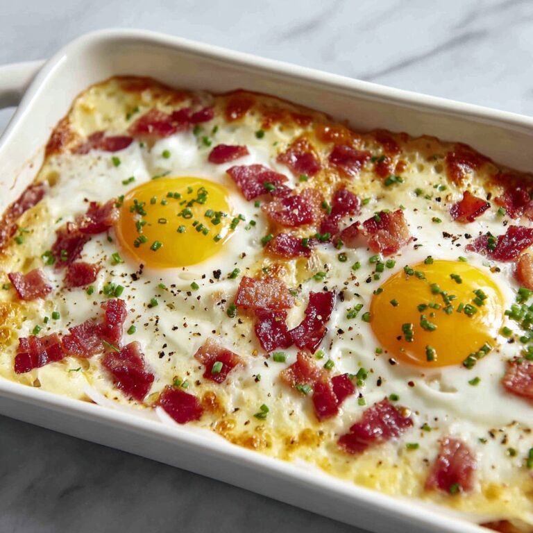 Puff Pastry Breakfast Tart with Eggs, Cheese, Bacon, and Chives Recipe