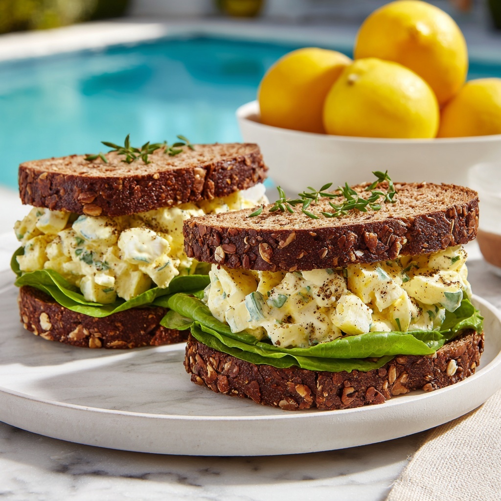 Quick 10-Minute Egg Salad Sandwich Recipe - Recipe Image