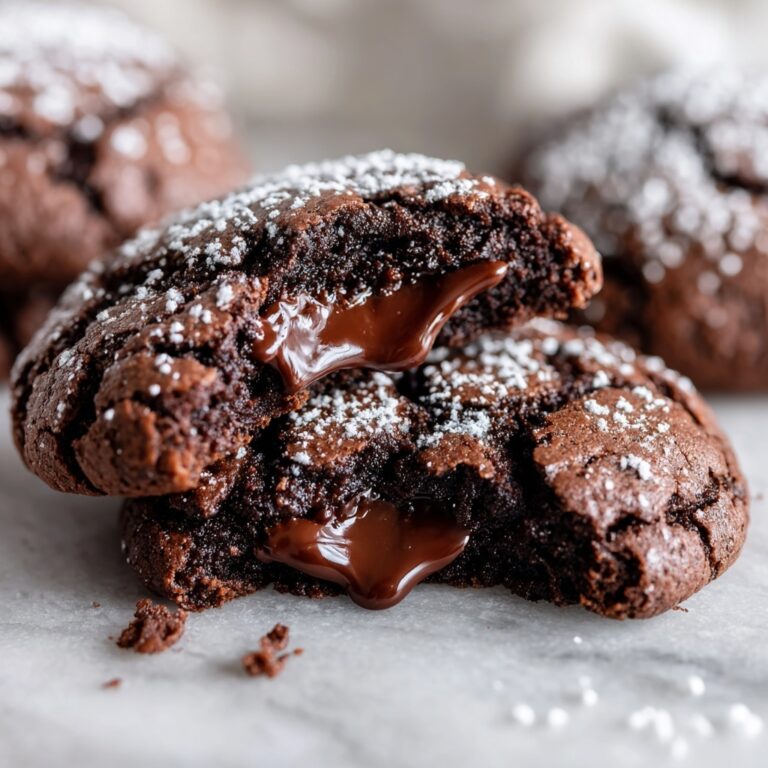 Chocolate Lava Cookies with Rich Ganache Centers Recipe