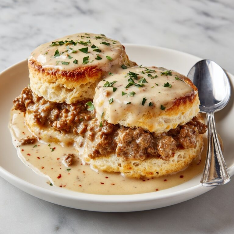 Biscuits and Chorizo Gravy: A Comforting Breakfast Twist Recipe