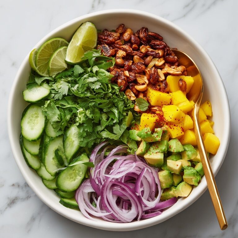 Mango Salad with Sweet Chilli Lime Dressing Recipe
