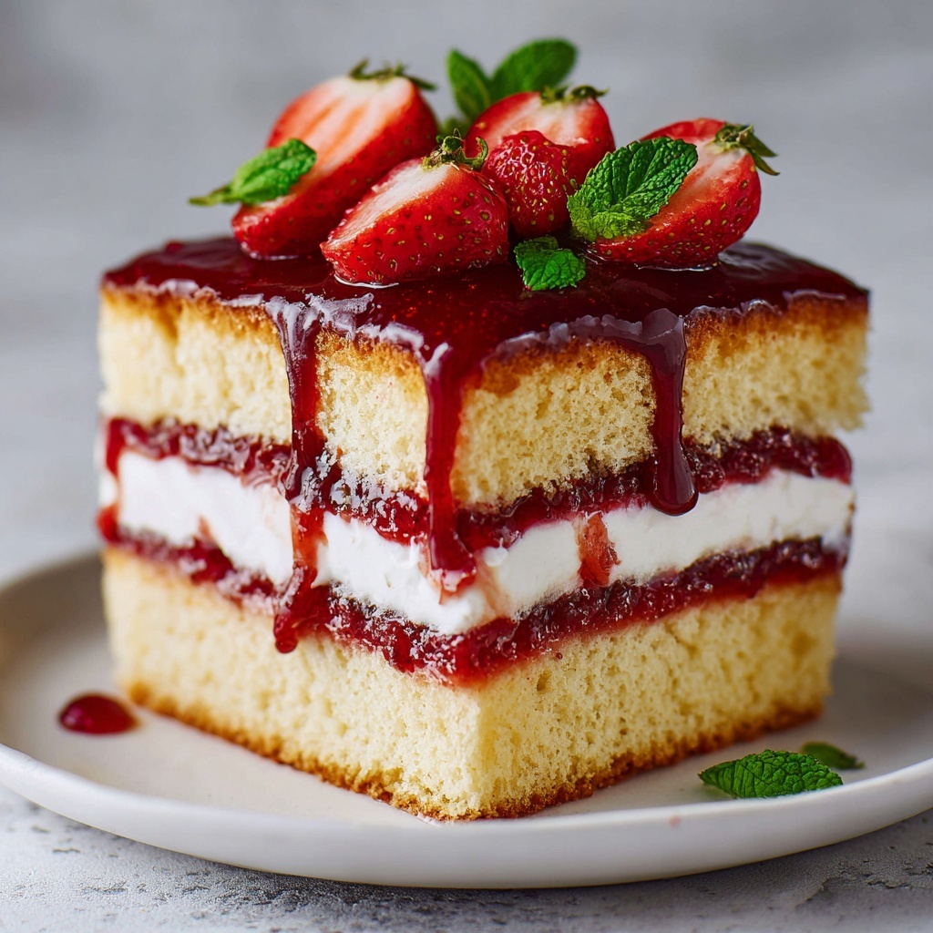 Strawberry Éclair Cake Recipe - Recipe Image