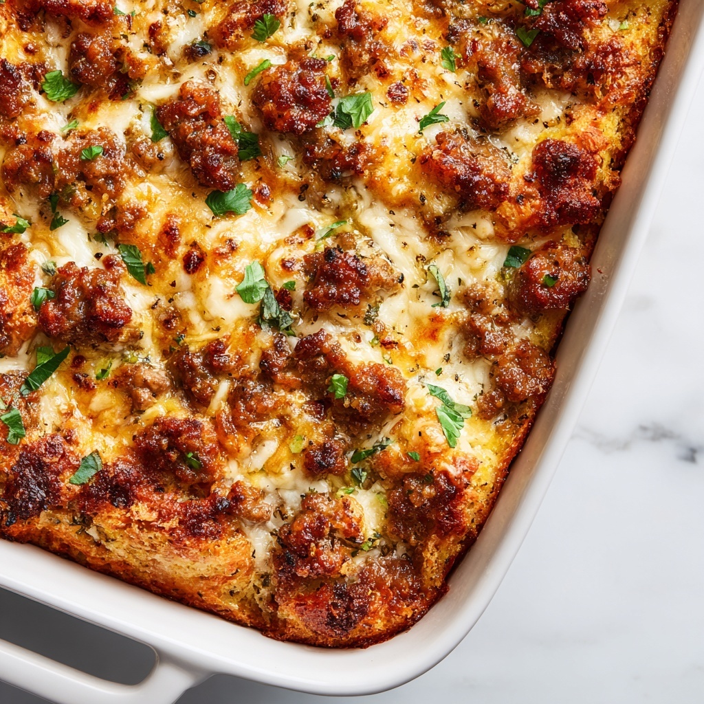 Mexican Casserole with Ground Beef, Black Beans, Corn, and Cheese Recipe - Recipe Image