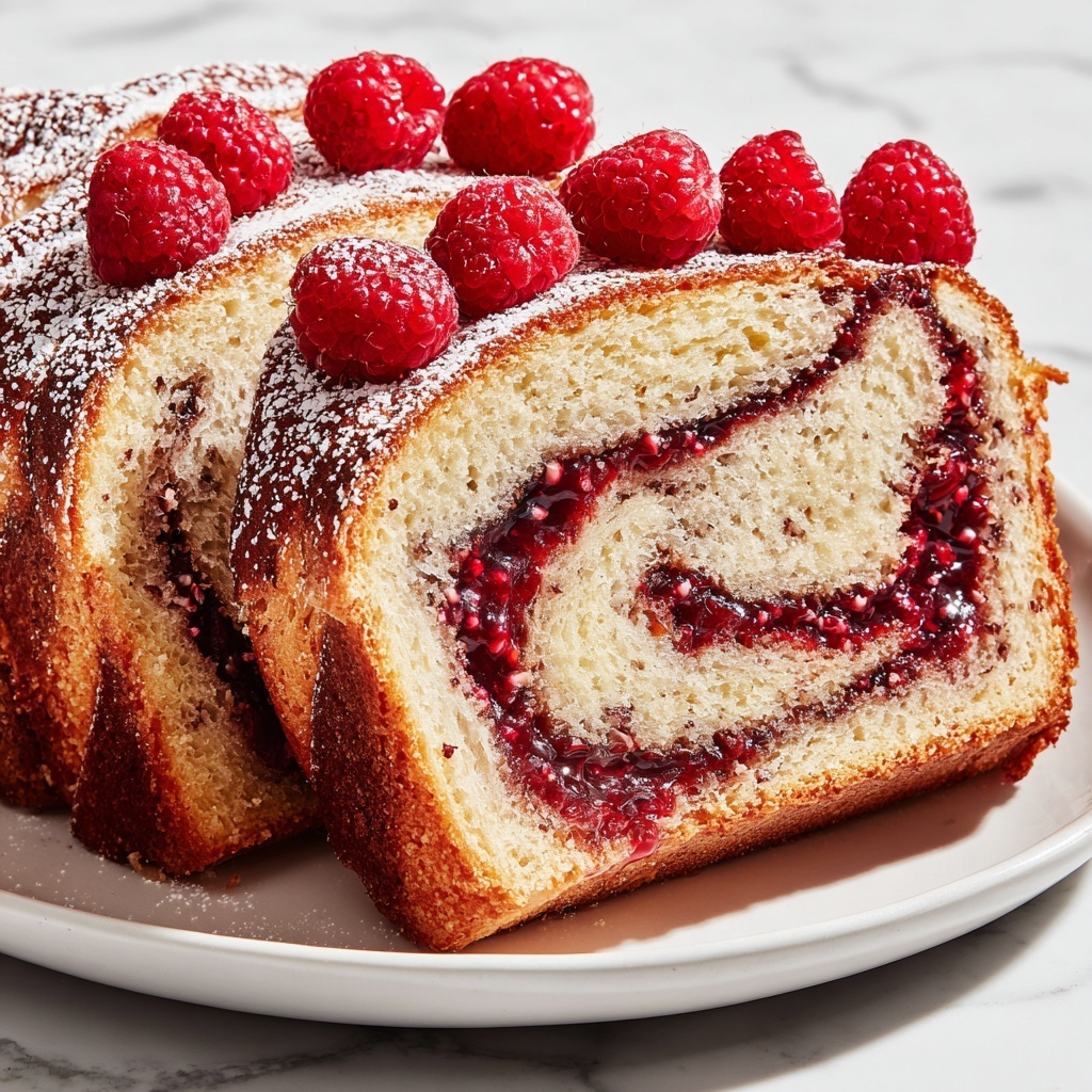 Raspberry Swirl Brioche Loaf Recipe - Recipe Image