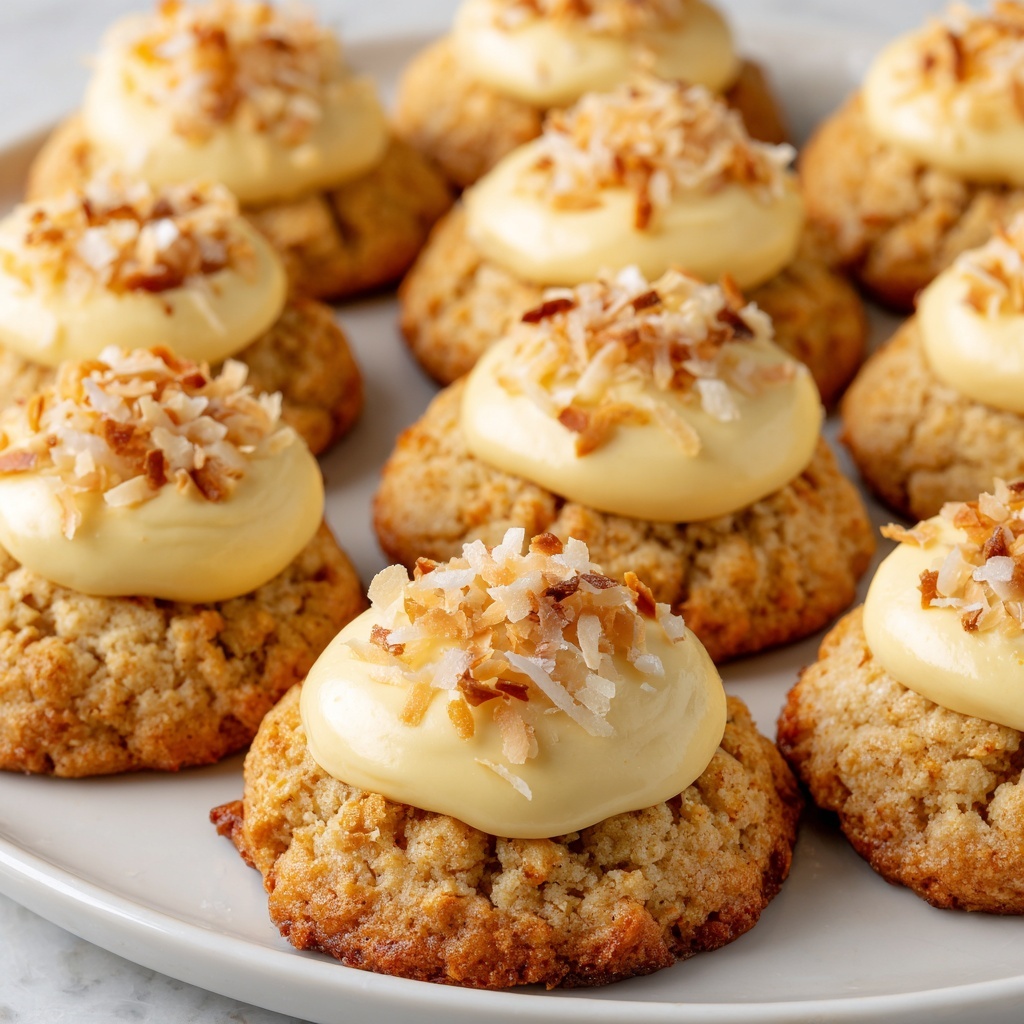 Lemon Coconut Cheesecake Cookies Recipe - Recipe Image