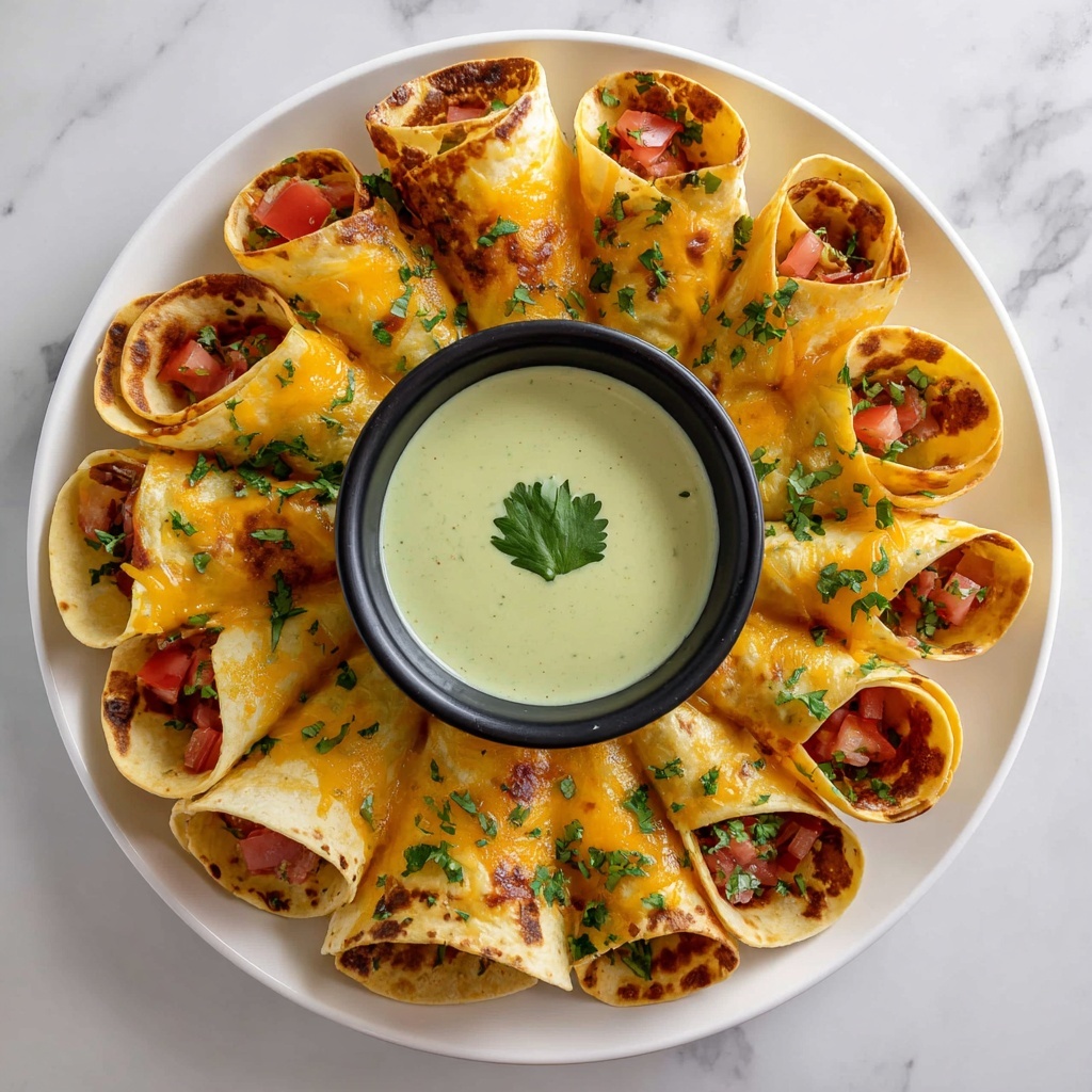 Blooming Quesadilla Ring Recipe - Recipe Image