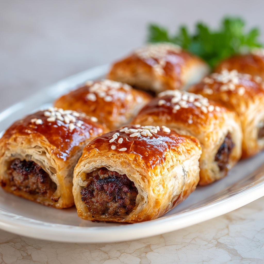 Sausage Rolls with Pepper Jelly Recipe - Recipe Image