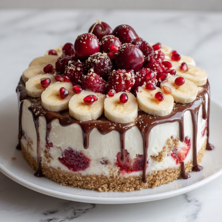 No-Bake Banana Split Cake Recipe