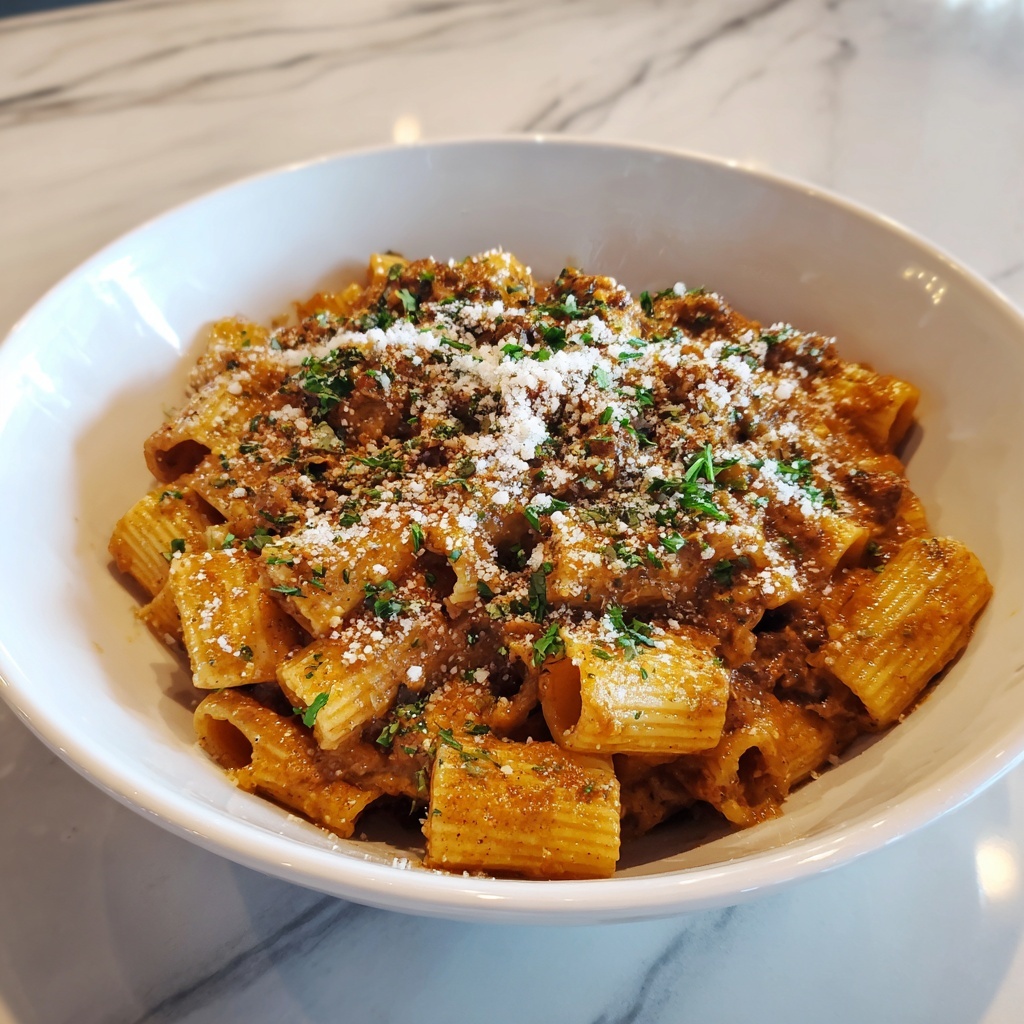 Creamy Gochujang Pasta Recipe - Recipe Image