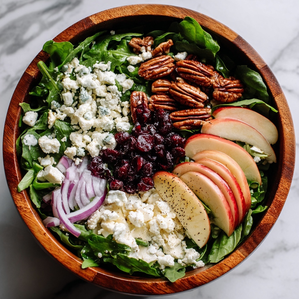Christmas Salad with Cranberries, Pecans, and Apple Recipe - Recipe Image