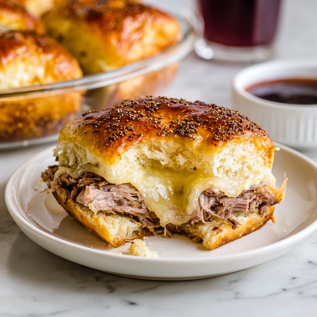 Roast Beef Sliders with Poppy Seed Dijon Butter Recipe - Recipe Image