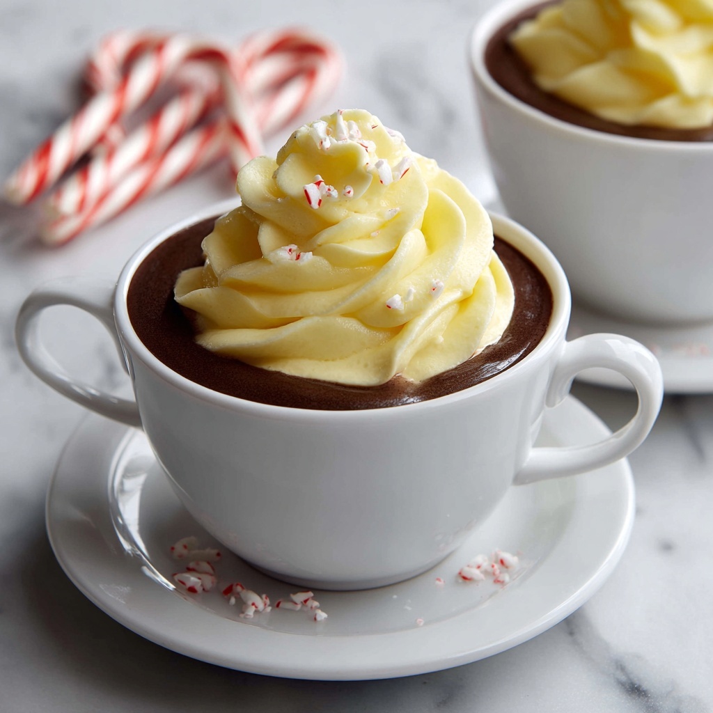 Rich Peppermint Hot Chocolate Recipe - Recipe Image