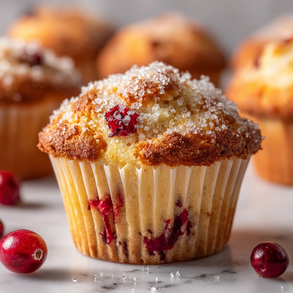 Ricotta Cranberry Orange Muffins Recipe - Recipe Image