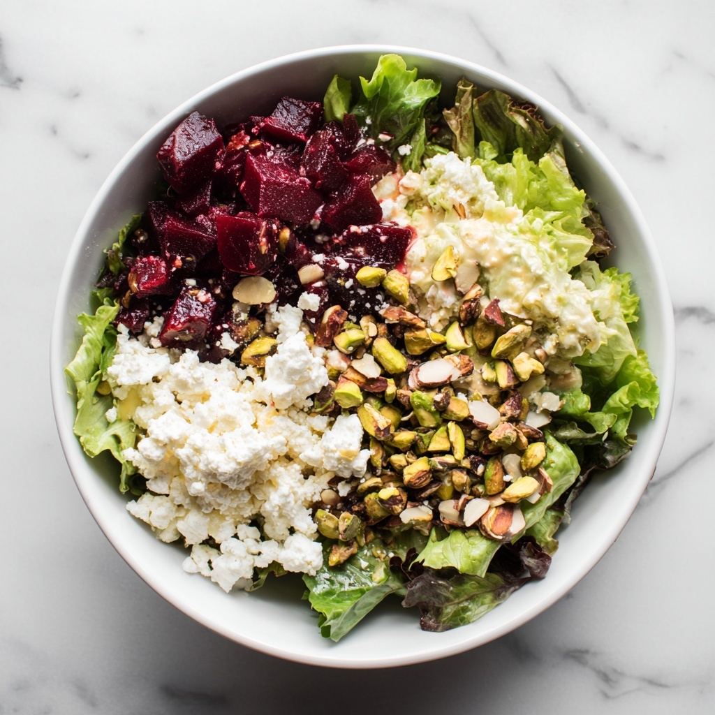 Roasted Beet Salad with Goat Cheese and Pistachios Recipe - Recipe Image