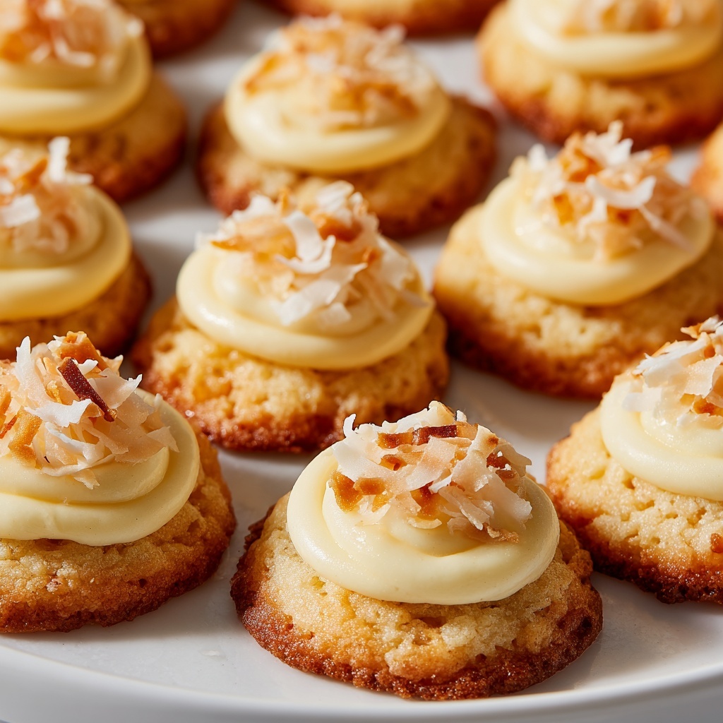 Lemon Coconut Cheesecake Cookies Recipe - Recipe Image