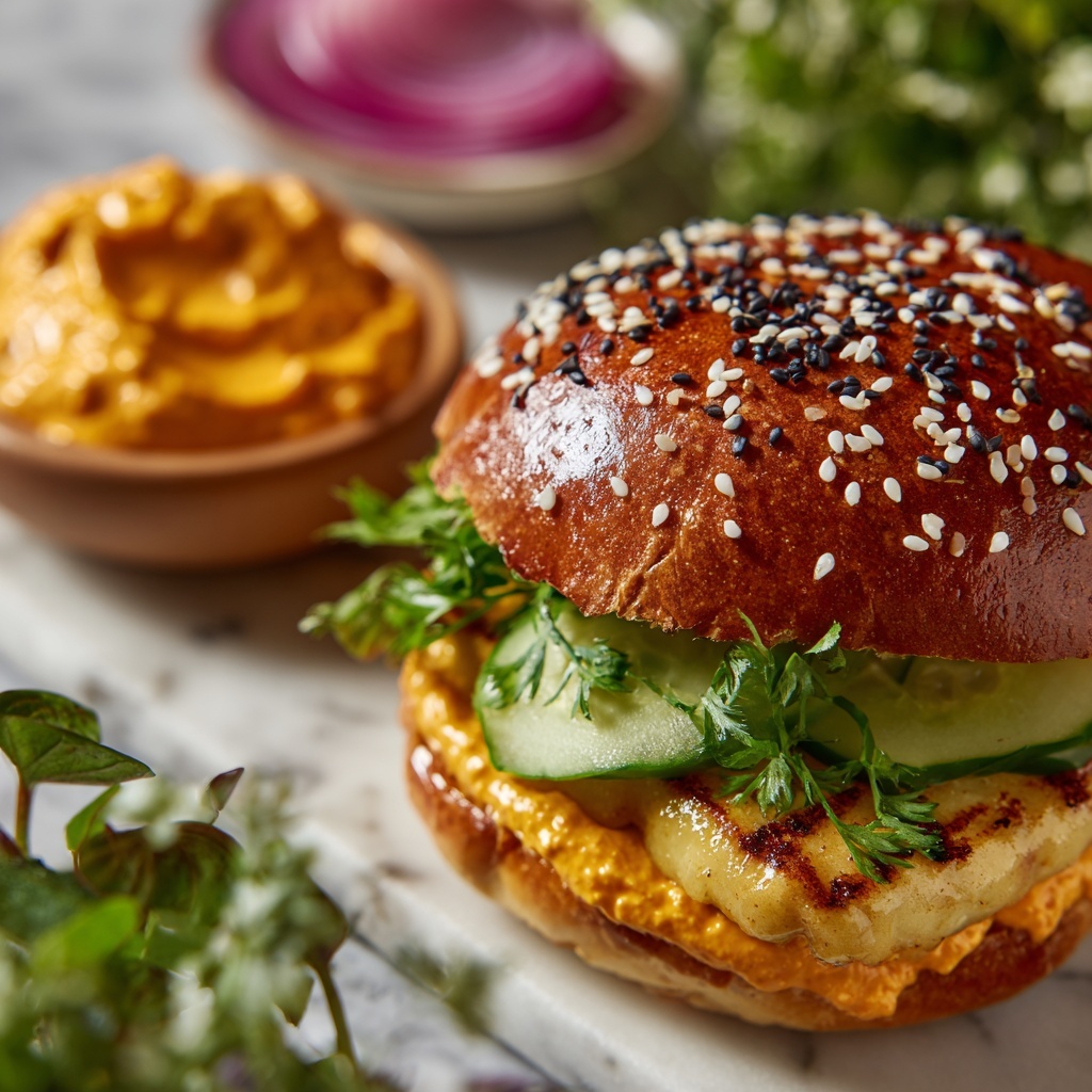 Chicken Dumpling Burgers Recipe - Recipe Image