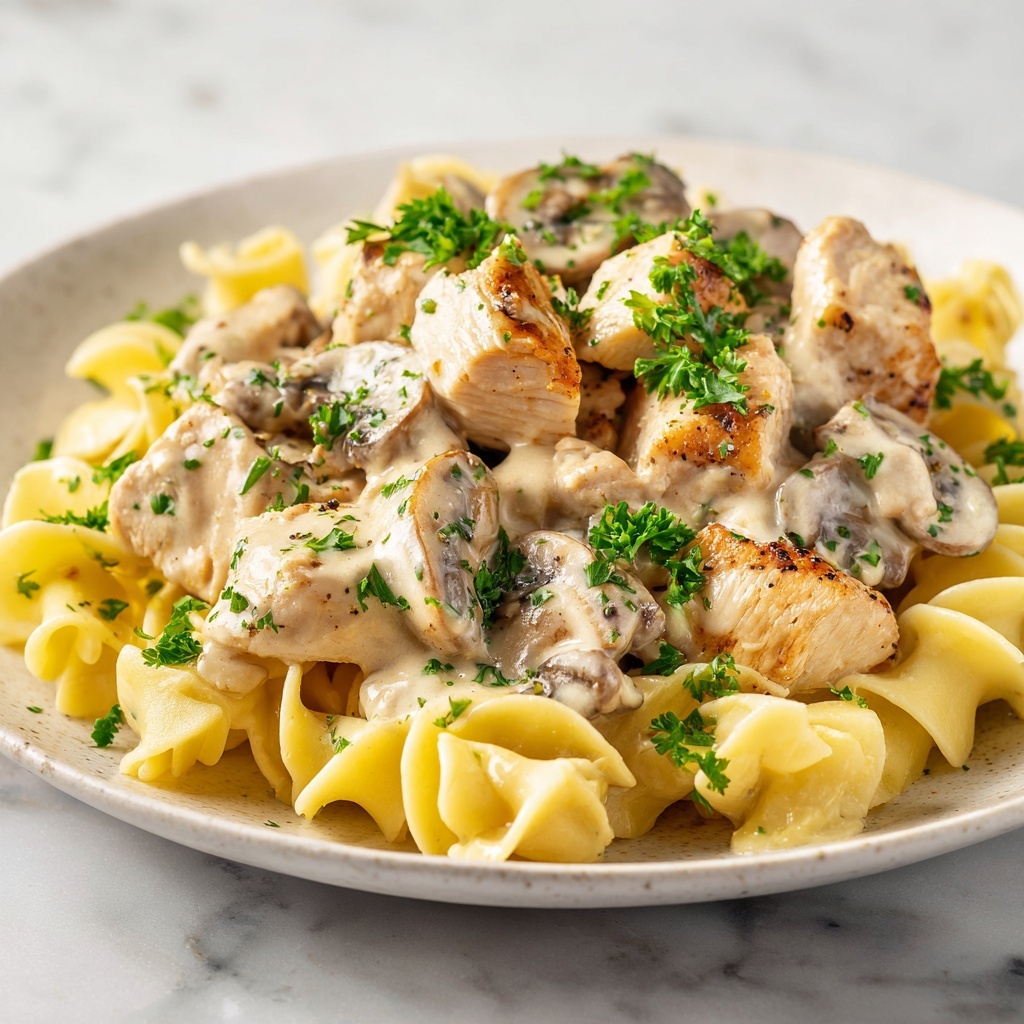Chicken with Buttered Noodles Recipe - Recipe Image