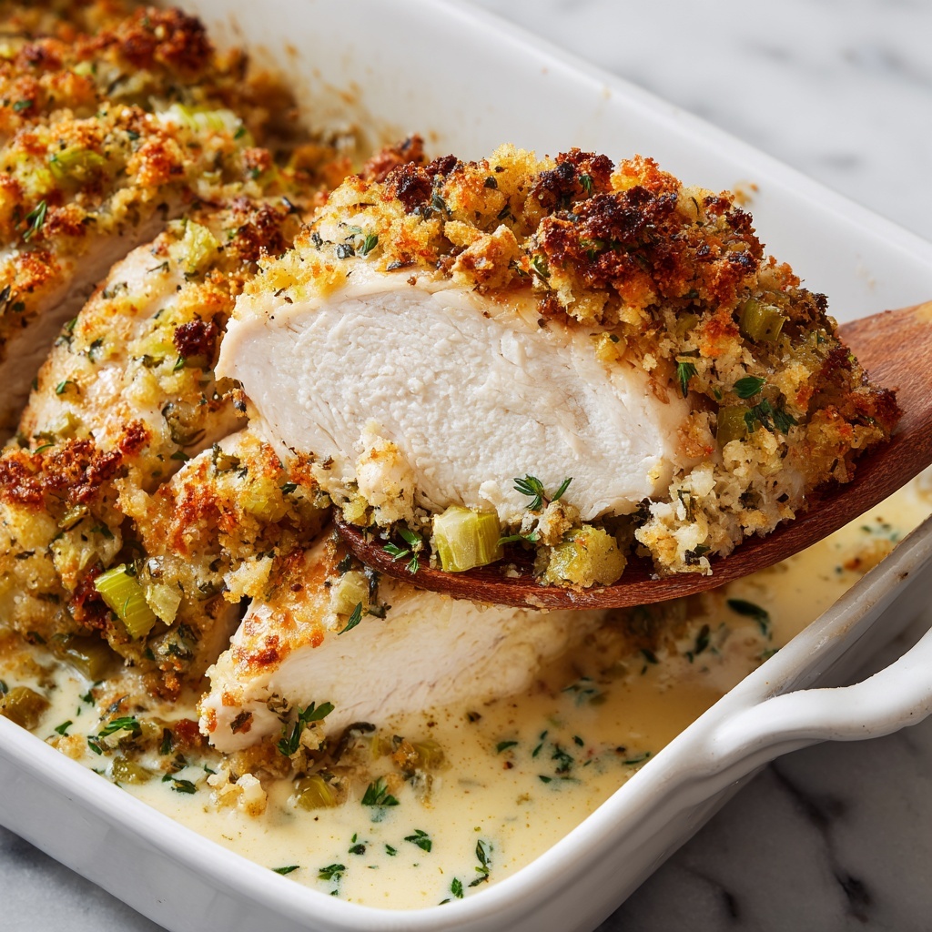 Easy Chicken Stuffing Bake Recipe - Recipe Image