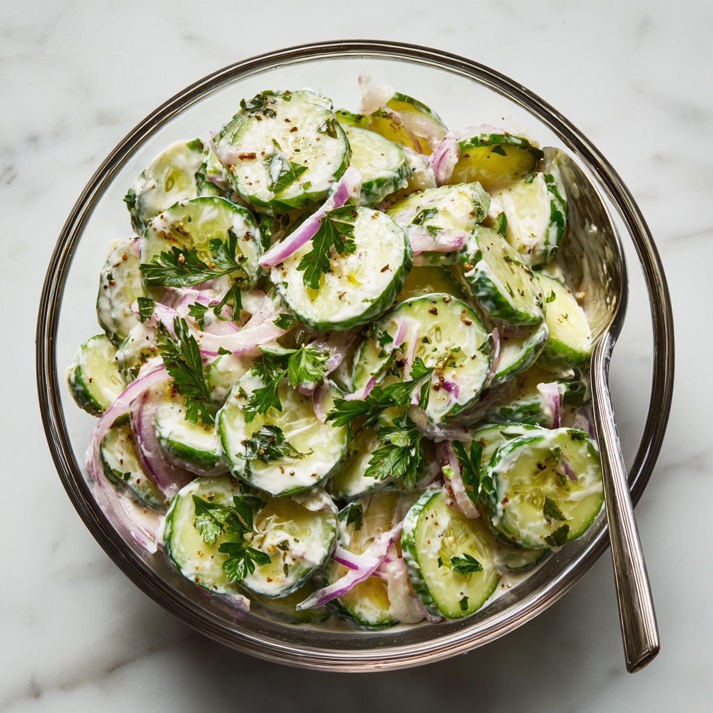 High Protein Cucumber Salad for a Refreshing Meal Boost Recipe - Recipe Image
