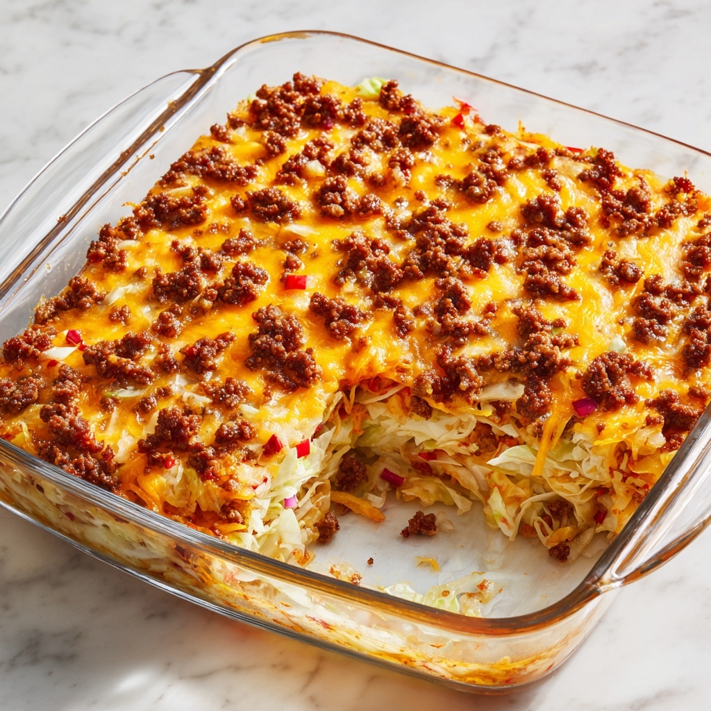 Southern Style Cabbage Beef Bake Recipe - Recipe Image