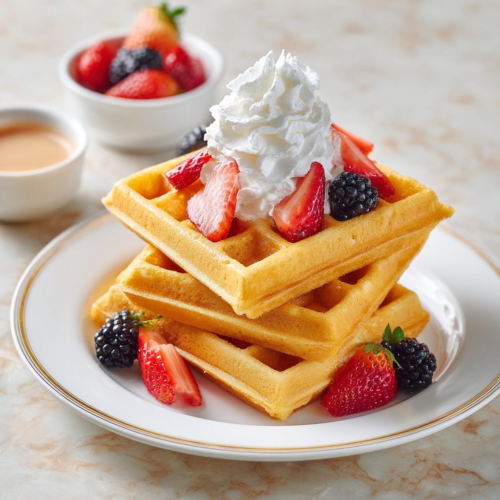 Healthy Protein Waffles in 10 Minutes Recipe - Recipe Image